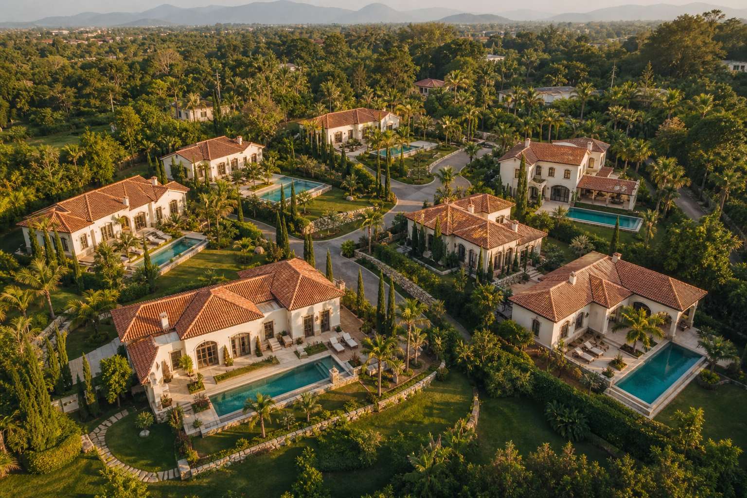 Casa De Monte — Aerial view / Вид сверху